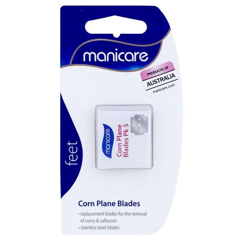 Manicare ใบมีดขูดเท้า M41100 Corn Blades PKS (5 ชิ้น) - รูปที่ 2