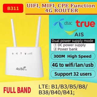 เร้าเตอร์ใส่ซิม 4G Router 300 Mbps Wireless N 4G LTE Router เราเตอร์ใส่ซิม sim Router รองรับทุกเครือข่ายในไทย