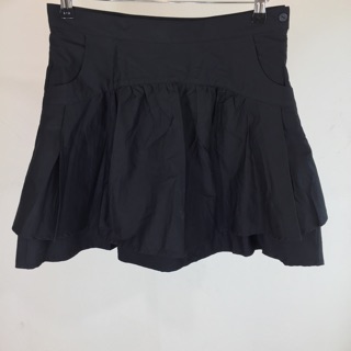 Black Flared Mini Skirt กระโปรง Zara