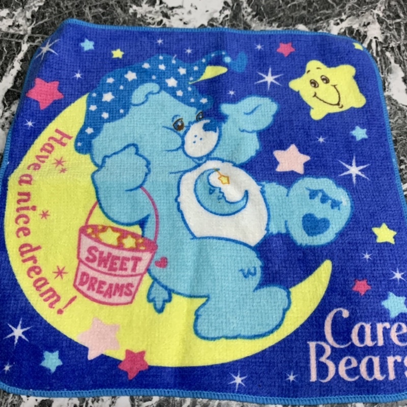 ผ้าเช็ดหน้า Care Bear แท้จากญี่ปุ่น ป้ายห้อย