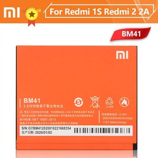 Xiao Mi Xiaomi BM41แบตเตอรี่สำหรับXiao Mi Redmi 1S Redmi2 Redmi 2A Redmi2A Redmi 2 2050MAh BM41แบตเตอรี่ทดแทน