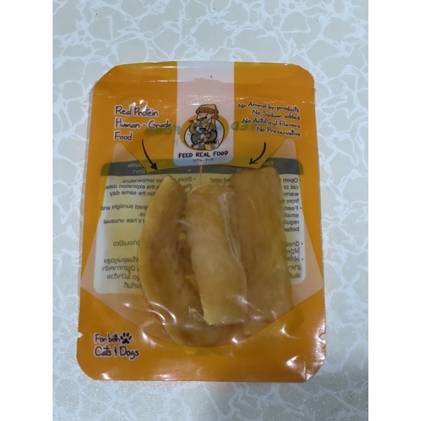 ท้องปลาแซลมอนและปลาสีกุนทองแบบซองละ39บ.Feed Real Food