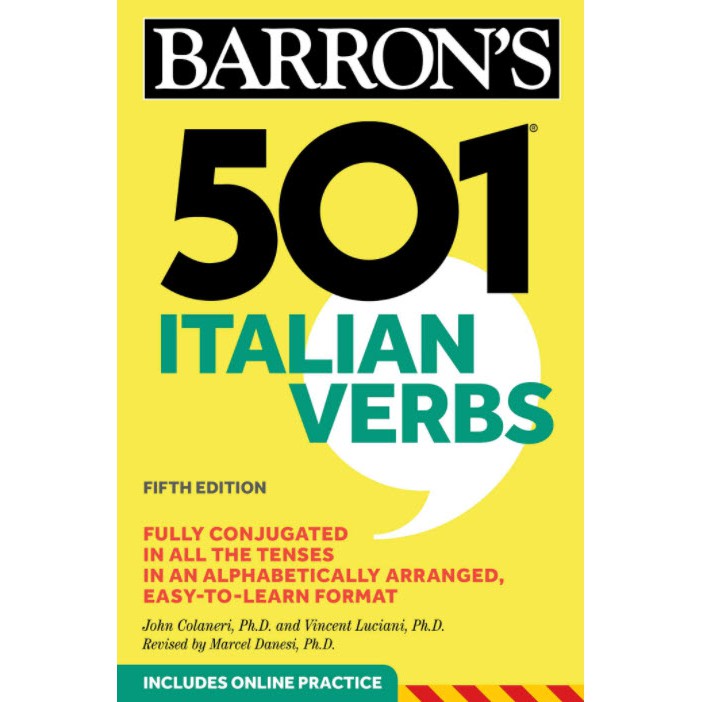 501 Italian Verbs (Barron's 501 Verbs) (5th) [Paperback]