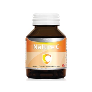 AMSEL Nature C  วิตามินซี เข้มข้น จำนวน 30 เม็ด **พร้อมส่งทันที ของแท้100%**