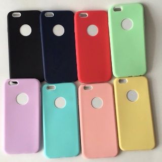 สำหรับiPhone5/6/6P/7/8/7P/8P/SE/i11❗เคสพาสเทล เคสซิลิโคน เคสสีล้วน