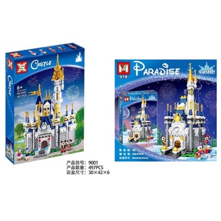 CHAMAA ตัวต่อ SX 9001  918 disney castle ปราสาท น้ำแข็ง เจ้าหญิงดิสนีย์ เอลซ่า อันนา เจ้าหญิง ดิสนีย์