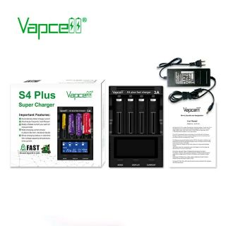 เครื่องชาร์จถ่าน Vapcell S4 plus