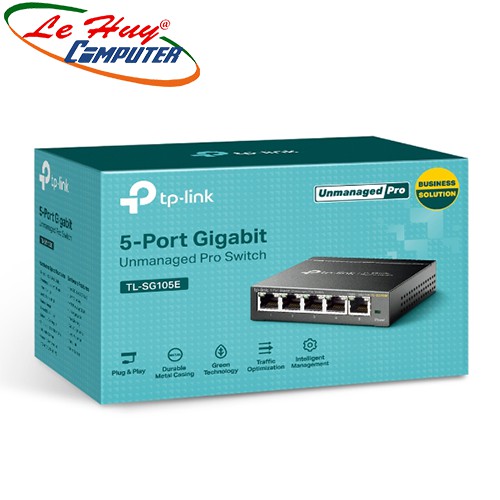TP-Link TL-SG105E สวิตช์เครือข่ายอัจฉริยะ Gigabit 5 พอร์ต
