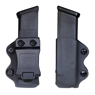 Lwb/owb Gun HOLSTER นิตยสารเดี่ยวกรณี MAG กระเป๋าเหมาะกับ Glock 17 19 26/23/27/31/32/33 P226 USP 92F เดี่ยว iwb นิตยสารก