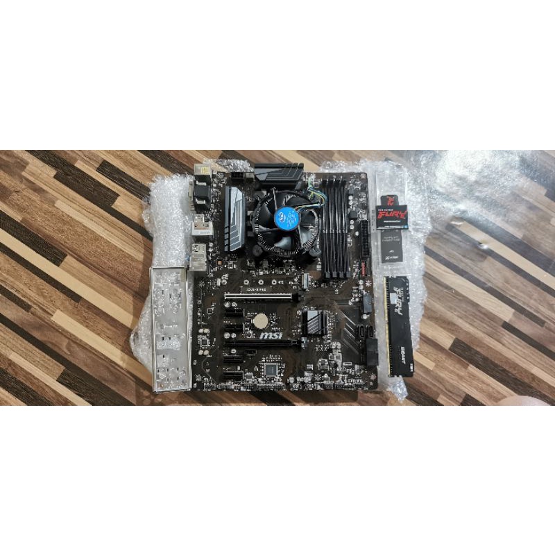 MSI Z370 A PRO + cpu i5 8400 + ram ddr4 2133 8G