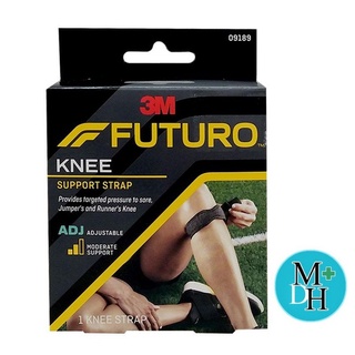 3M Futuro Knee Support Strap ฟูทูโร่ สปอร์ต แถบรัดรองใต้หัวเข่า พยุงใต้หัวเข่า ปรับกระชับได้ จำนวน 1 ชิ้น 17566