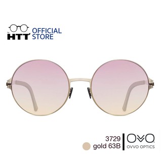 OVVO แว่นตากันแดด OVVO 3729-63B กรอบแว่นไทเทเนียม เลนส์ดูโอโทน Carl Zeiss เบา ทนทาน ไม่ก่อให้เกิดอาการแพ้ Handmade in EU