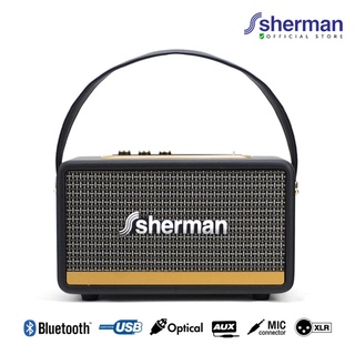 Sherman ชุดลำโพงบลูทูธ รุ่น SB-22B2B PLUS สีดำ