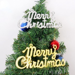 ป้ายตัวอักษรภาษาอังกฤษ Merry Christmas สําหรับตกแต่งบ้าน ต้นคริสต์มาส