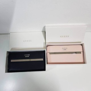 Guess leather wallet กระเป๋าสตางค์ใบยาวรุ่นซิปรอบ