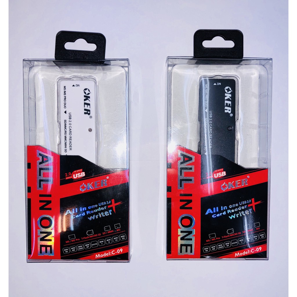 SALE OKER C-09 USB CARDREDER ALL IN ONE MS/MSPRO T-Flash/Micro SD SD/MMC M2 #คำค้นหาเพิ่มเติม คีย์บอร์ดเกมมิ่ง Keybord EGA RGB USB เข้าสายตัวเมีย DisplayPort