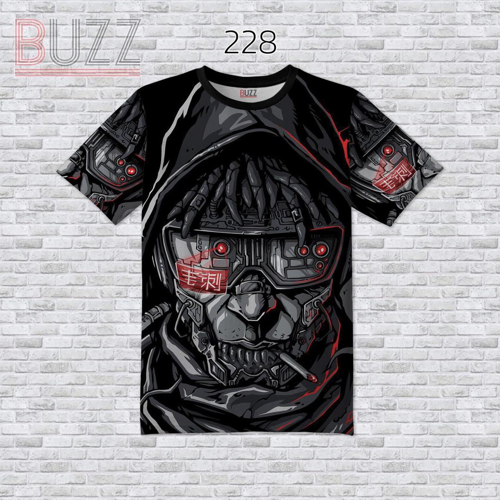 [S-4XL] เสื้อยืดแฟชั่น พิมพ์ลาย หน้า-หลัง ใส่ได้ทั้ง ชาย หญิง สาวอวบ อ้วน บิ๊กไซส์ BUZZ-228