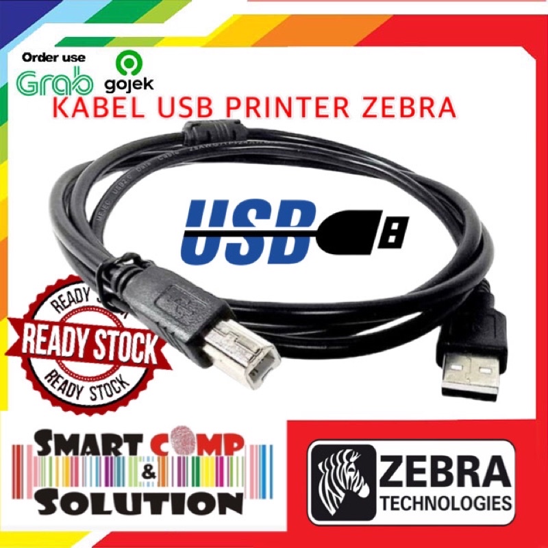 สายเครื่องพิมพ์ Usb สําหรับเครื่องพิมพ์ Zebra GC420T GC-420T GC420