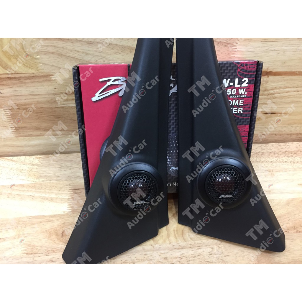 หูช้างตรงรุ่น TOYOTA REVO (คู่หลังสำหรับรถ 4ประตู) ทวิตเตอร์ BOSTWICK TW-L2 250Watts จำนวน 1คู่