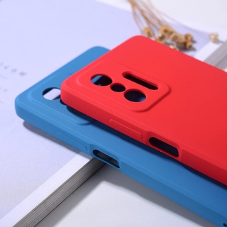 เคสซิลิโคนนิ่ม ขอบตรง สีพื้น สำหรับ Xiaomi Mi 11 Lite Ultra 10T 11T 9T Pro 10s 4G 5G 2021