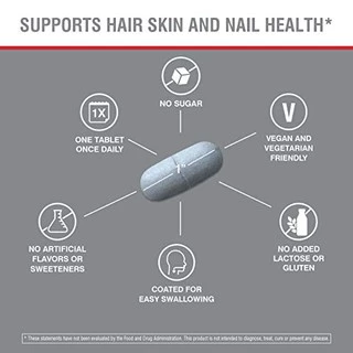 Swisse Beauty Hair Skin Nails+ 100 Tablets อาหารเสริมบำรุงผม ผิว เล็บ ให้เงางามเปล่งปลั่ง