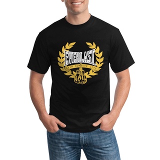 เสื้อยืด ผ้าฝ้าย พิมพ์ลาย Everlast ระบายอากาศ ของขวัญวันเกิด สําหรับมวยS-5XL