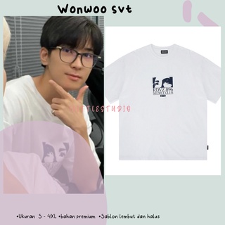 เสื้อยืด พิมพ์ลาย Wonwoo Seventeen secret club สําหรับผู้ชาย