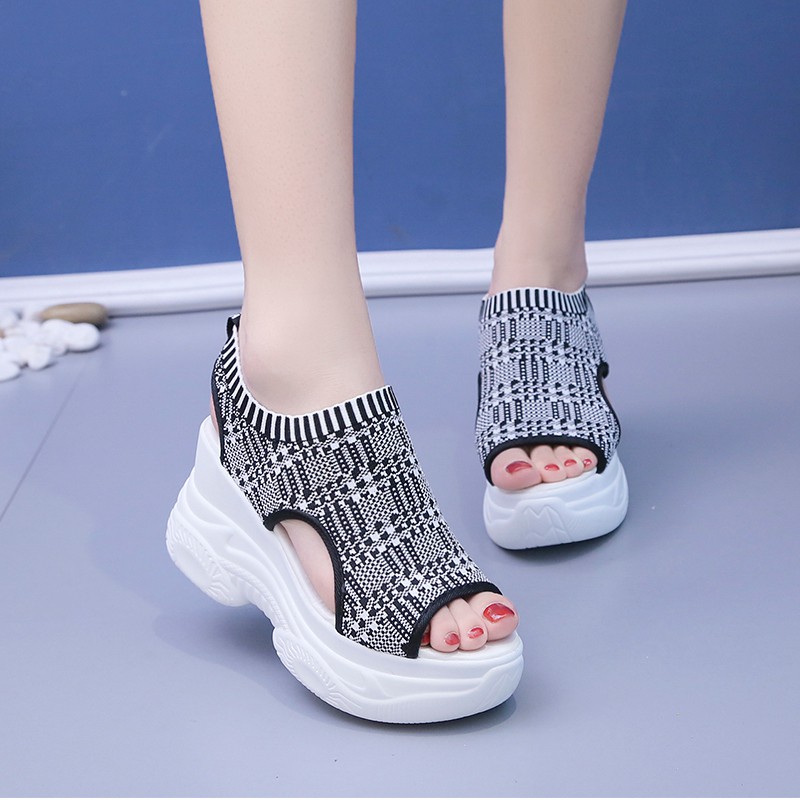 Ready Stock รองเท้าแตะผู้หญิง Thick Soled 8.5 cm รองเท้าแตะ Superem Kasut Wanita Size 35-40