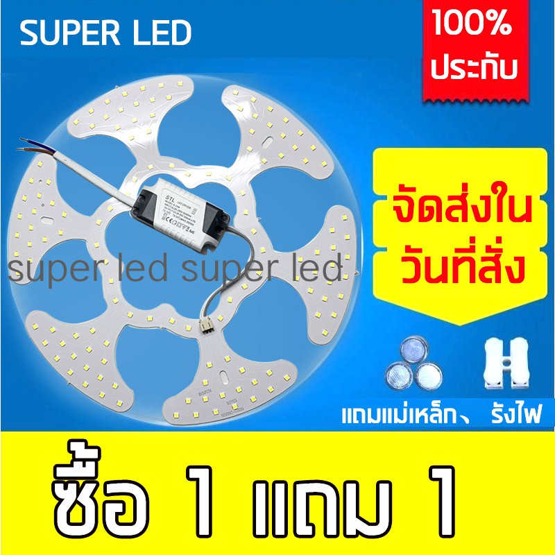 โคมซาลาเปา โคมติดเพดาน แผงไฟบ้าน แผงไฟ LED แอลอีดี แผงไฟฟ้าบ้าน แผงไฟแม่เหล็ก หลอดไฟ LED วงกลมติดเพด