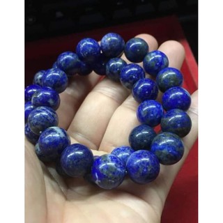 @สร้อยข้อมือ Lapis Lazuli แท้ ~12.2mm.