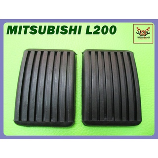 MITSUBISHI L200 CYCLONE year 1996-2005 BRAKE PEDAL &amp; CLUTCH PEDAL RUBBER SET // ยางแป้นเบรก ยางแป้นคลัทช์ สินค้าคุณภาพดี