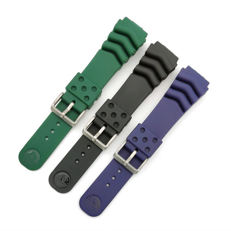 สายนาฬิกาข้อมือซิลิโคนสําหรับ Seiko Divers Smart Watch 20mm 22mm