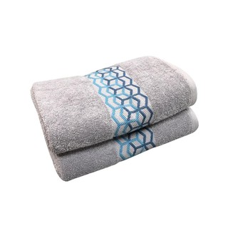 towel TOWEL HOME LIVING STYLE CHAIN 27X54" GREY Towel, robe toilet ผ้าเช็ดตัว ผ้าขนหนู HOME LIVING STYLE CHAIN 27X54 นิ้