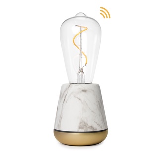 Humble One Table Light Smart - White Marble/ Walnut/ Black Wood/ Gold