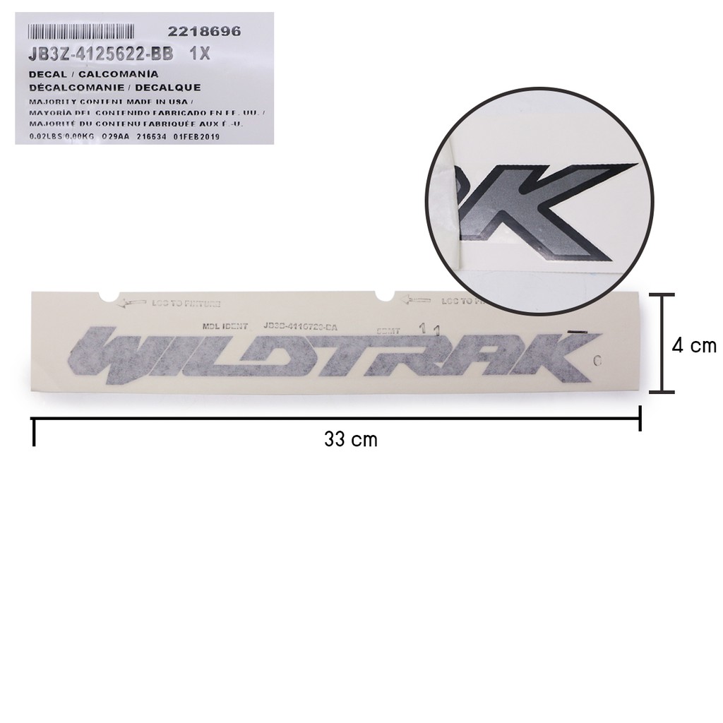 Sticker ติดฝากะบะท้าย 