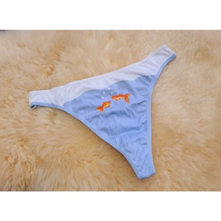 #จีสตริง #gstring #g-string #Thong กางเกงใน ยี่ห้อ HUE size M, L ลายปลาทอง น่ารักๆ มือ 1