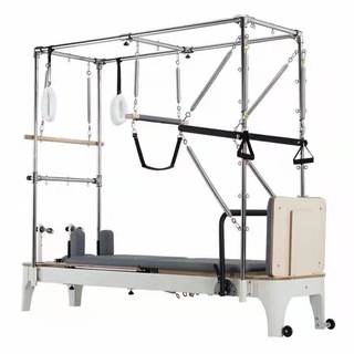 พร้อมส่ง New Premium 3 in 1 Pilates Reformer Cadillac โฉมใหม่ทันสมัยลุคโมเดิร์นสีขาว เบาะเลือกสีได้