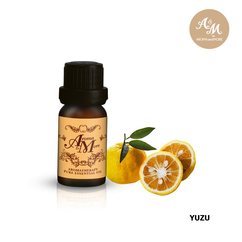 Aroma&More Yuzu Essential Oil 100%/น้ำมันหอมระเหยยูซุ Japan มีกลิ่นหอมที่สดชื่น  คืนพลังและอารมณ์แห่งความสุขใจ 5-10-30ml