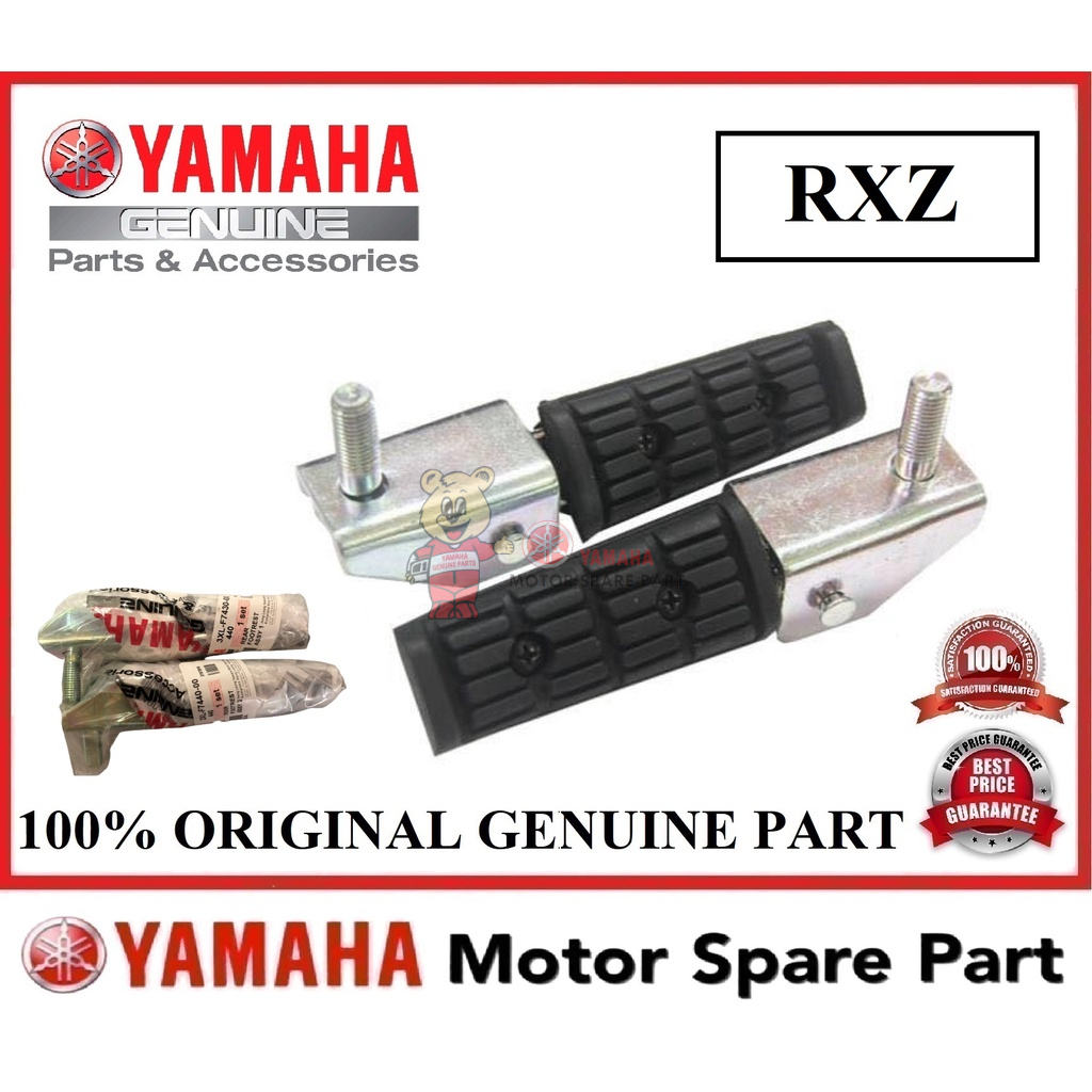YAMAHA RXZ REAR FOOTREST 0 3XL-F7440-00 3XL-F7430-00 BELAKANG PIJAK LETAK KAKI FOOT REST GETAH