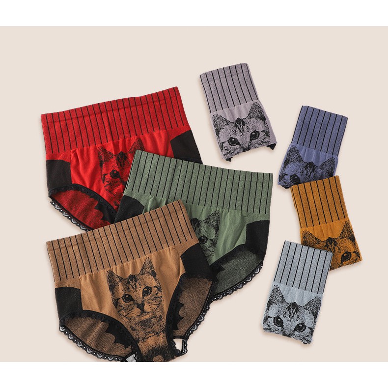 Angle Bra   (N493) กางเกงในผ้าทอก็บพุงจากญี่ปุ่น เนื้อผ้าดี กระชับหน้าท้อง