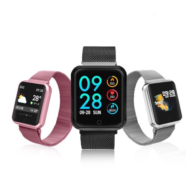 ⌚P70เเถมฟิล์ม⌚P70 Pro (รองรับภาษาไทย) D2.5นาฬิกาข้อมือ P70 Smart Watch ip 67 1.3นิ้วแถมสาย2ชัด มีเงินเก็บ