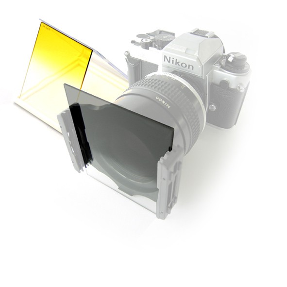P-Size 84 Series Graduated Grey Square Filter 84mm x 100mm Gradual Grey