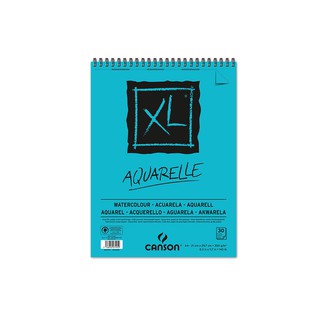 Canson(แคนสัน) สมุดสันห่วง XL Aquarelle 300g ขนาด A4 (30แผ่น) C400039170