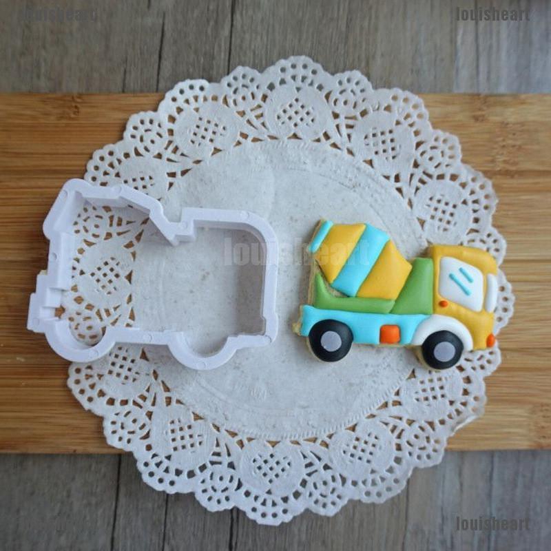 8pcs car truck Cutter Sugarcraft Cake Decorating Cookies Pastry Mould ...