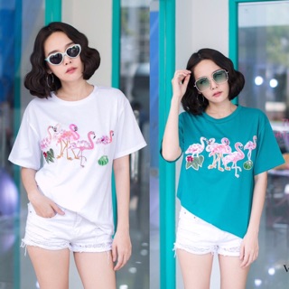 Vanilla Mint Flamingo T-Shirt