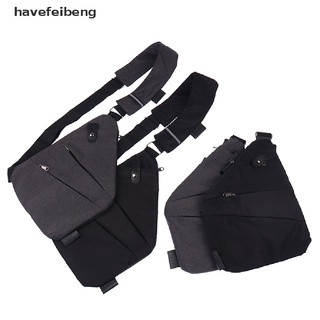 [HAVF] Man Waterproof Personal Shoulder Pocket Chest Bag Cross body sling - Anti Theft GJH