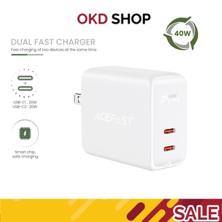 หัวชาร์ A11 USB Charger 2 USB-C ( PD 40W ) ชาร์จเร็ว