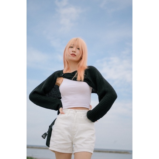 เสื้อคลุมไหล่ไหมพรมรุ่น memee(MM)