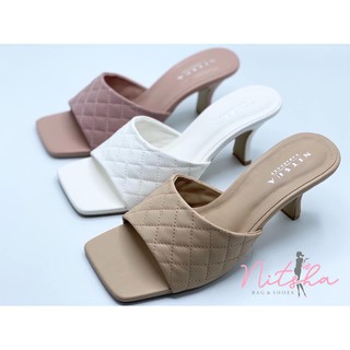 NitshaShoes รองเท้าส้นสูง รองเท้าแฟชันผู้หญิง รุ่น Classyy (คลาสซี่)