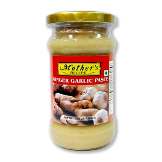 India Ginger Garlic Paste (Mothers recipe) ขิงกระเทียมอินเดียปั่นผสม 300 g.